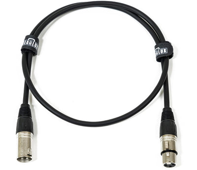 Gearlux 3.2-Foot 3-Pin Male-to-Female DMX Cable - 10 Pack