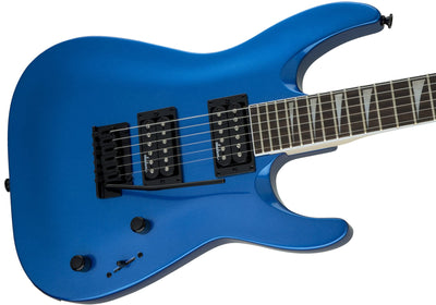 Jackson JS Series Dinky Arch Top JS22 DKA Electric Guitar - Metallic Blue w/ Instrument Cable