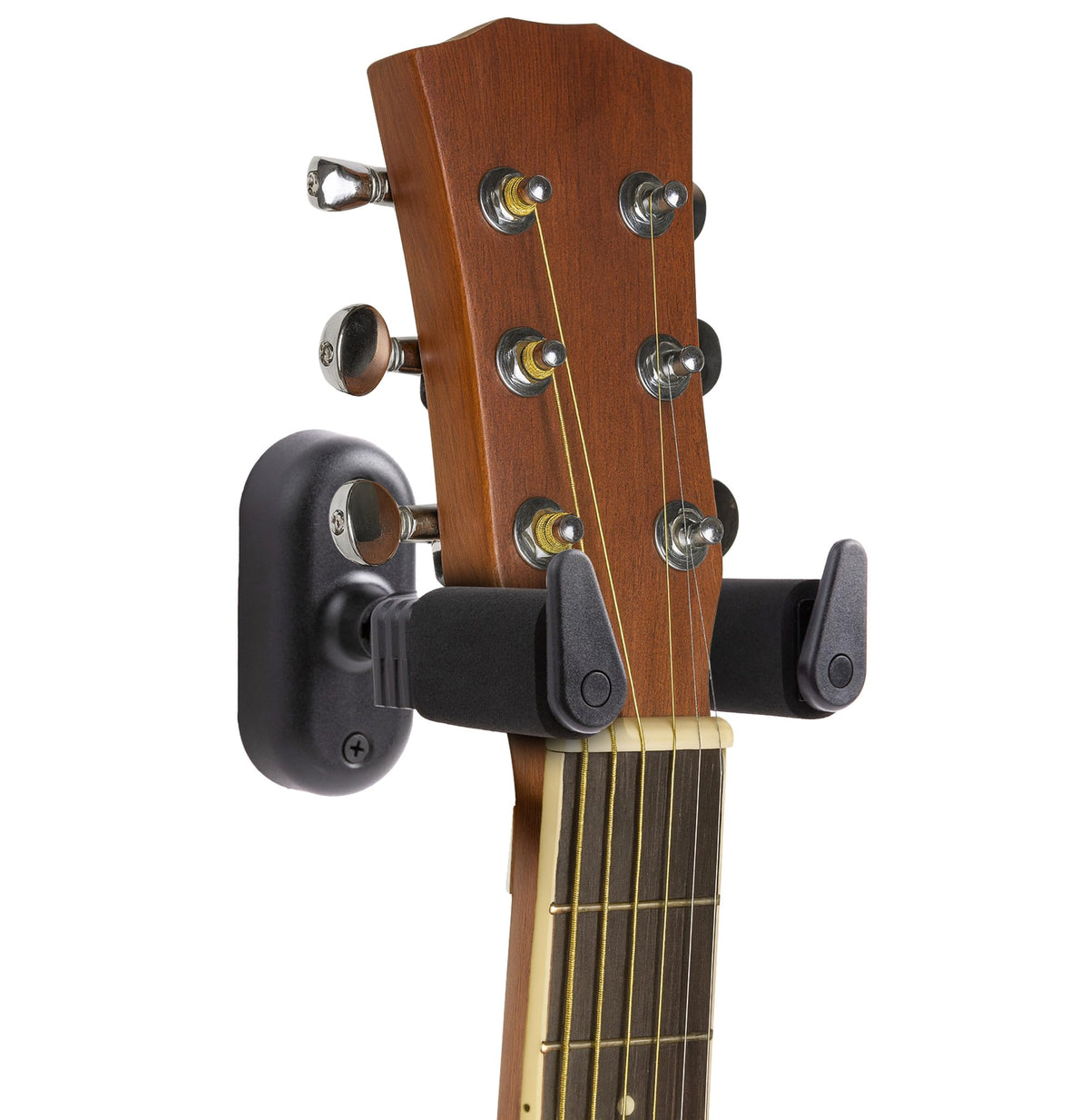 Gearlux Universal Self-Locking Guitar Wall Hanger with Auto-Swivel - 2 Pack