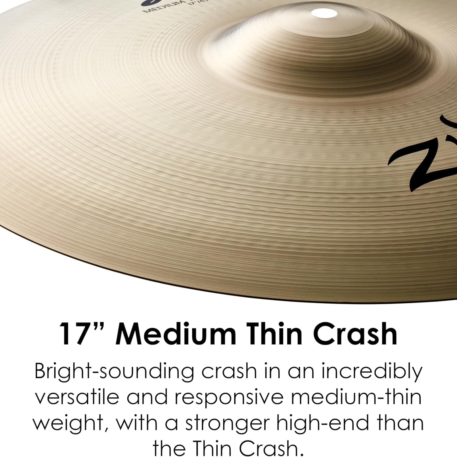 Zildjian A0231 17" A Medium Thin Crash Cymbal