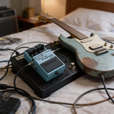 Boss CE-5 Chorus Ensemble w/ Instrument Cables