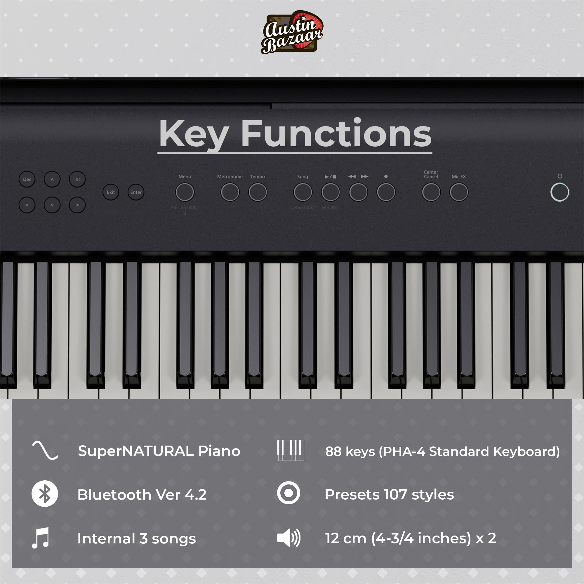 Roland FP-E50 88-Key Digital Piano w/ Adjustable Stand