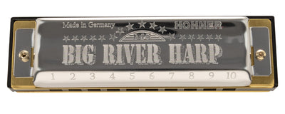 Hohner Big River Harmonica - Key of A w/ Instructional Manual