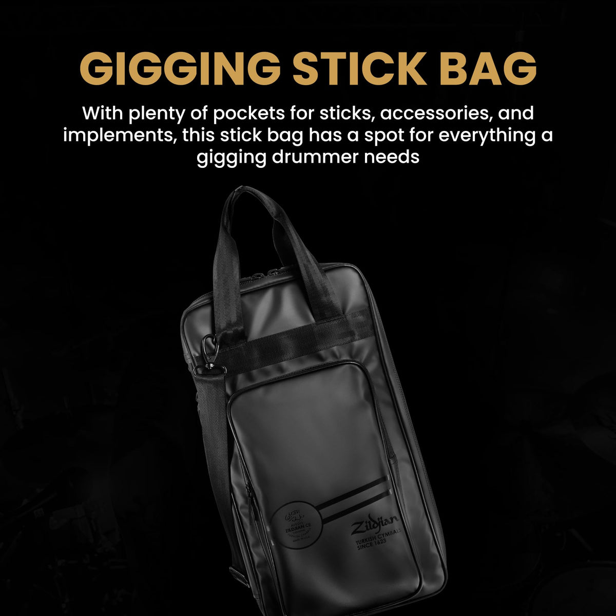 Zildjian ZXSB00402 Zildjian Gigging Stick Bag - Black