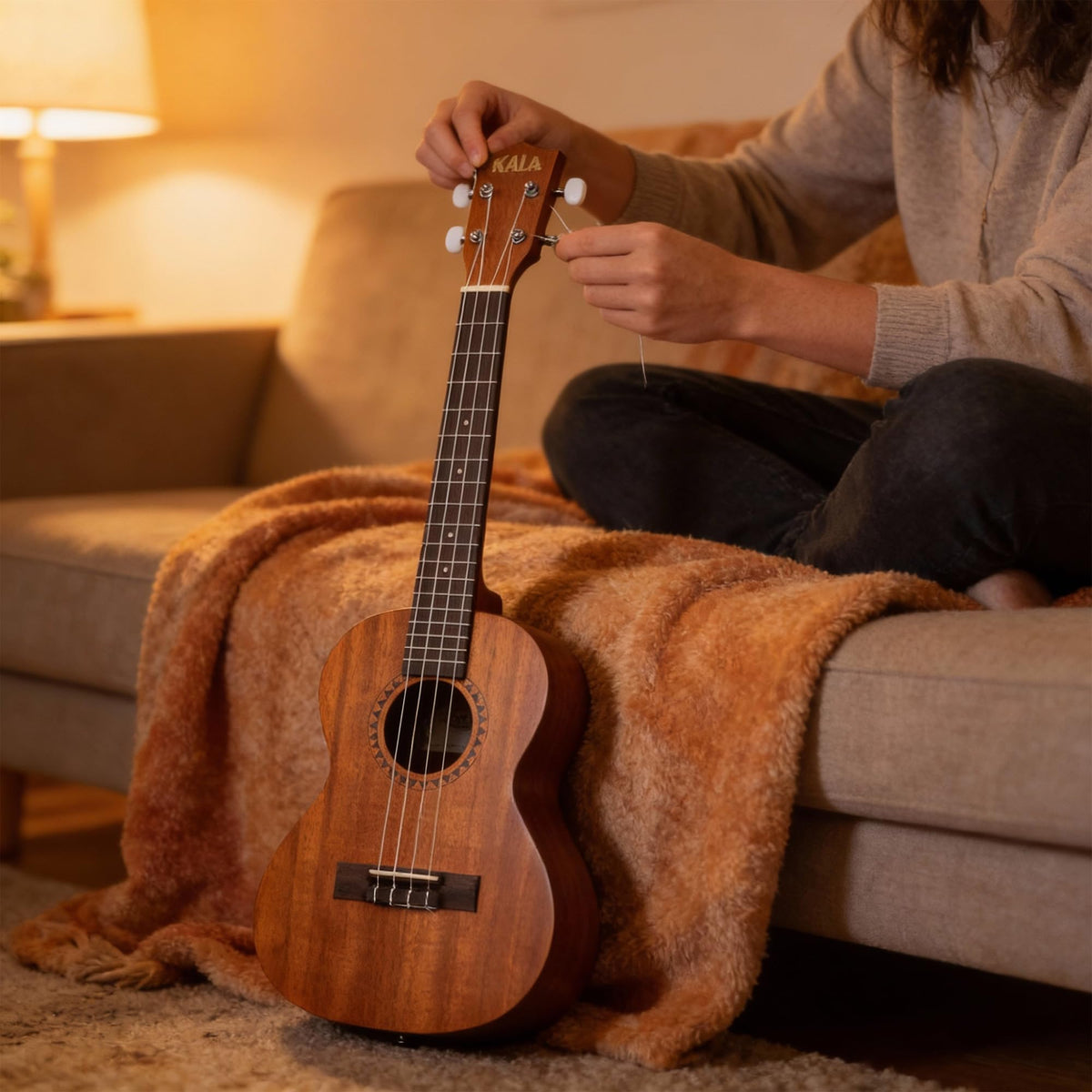 Kala KA-15T Satin Mahogany Tenor Ukulele w/ Gig Bag