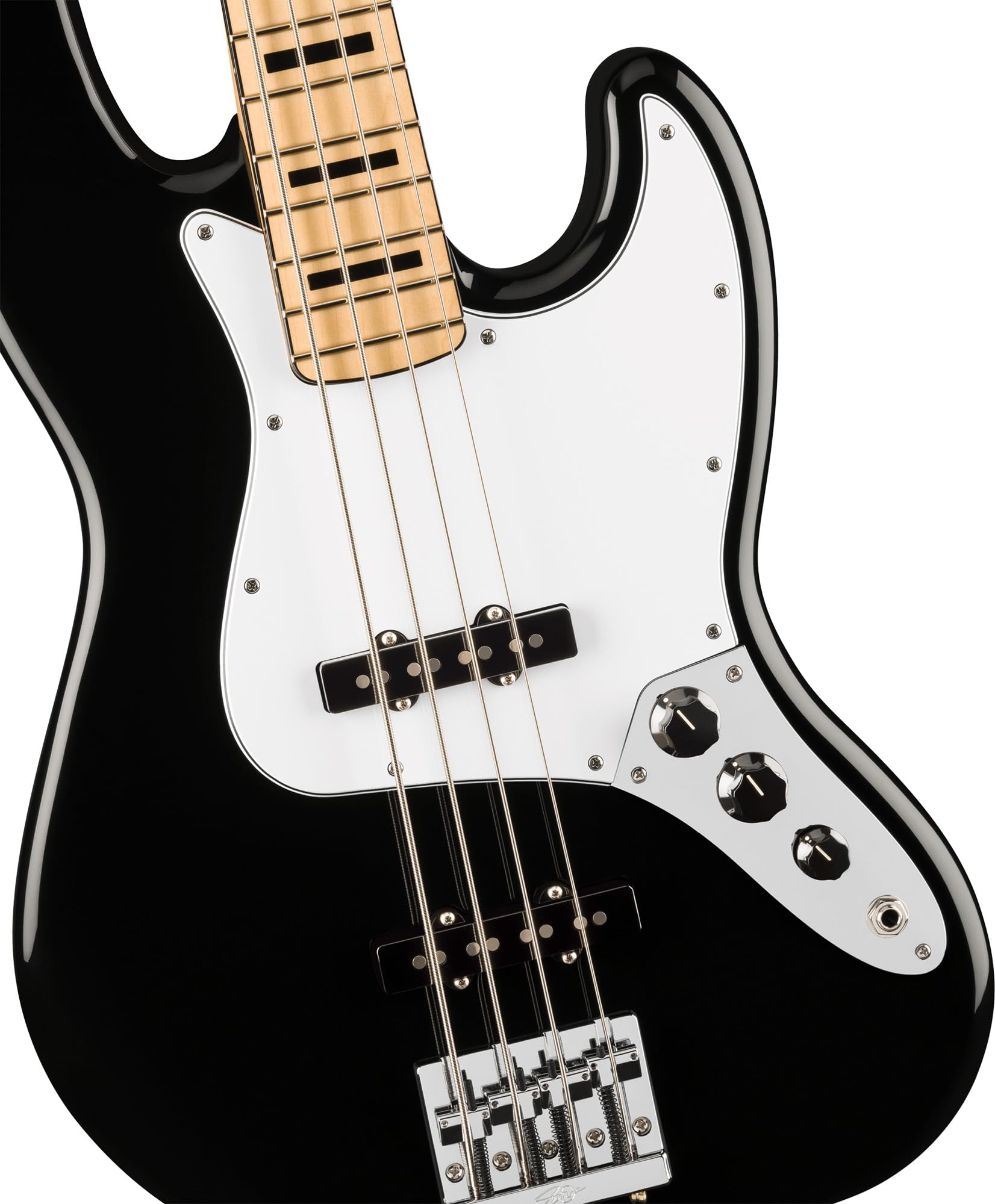 Fender Geddy Lee Jazz Bass - Black w/ Instrument Cable