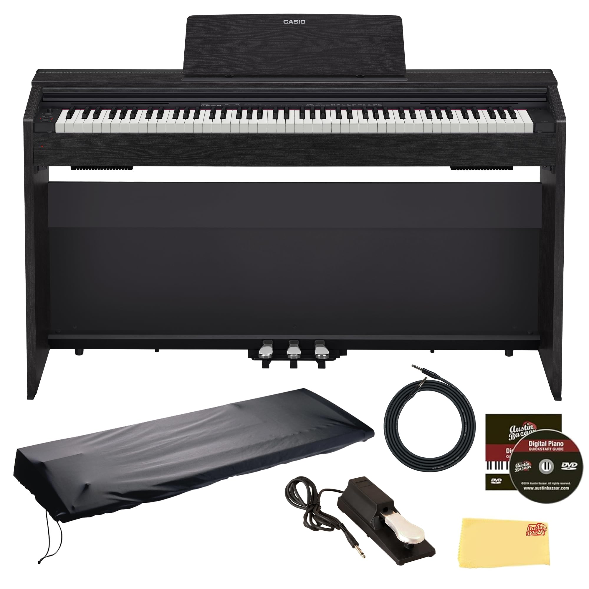 Casio Privia PX870 88-Key Digital Piano - Black w/ Sustain Pedal