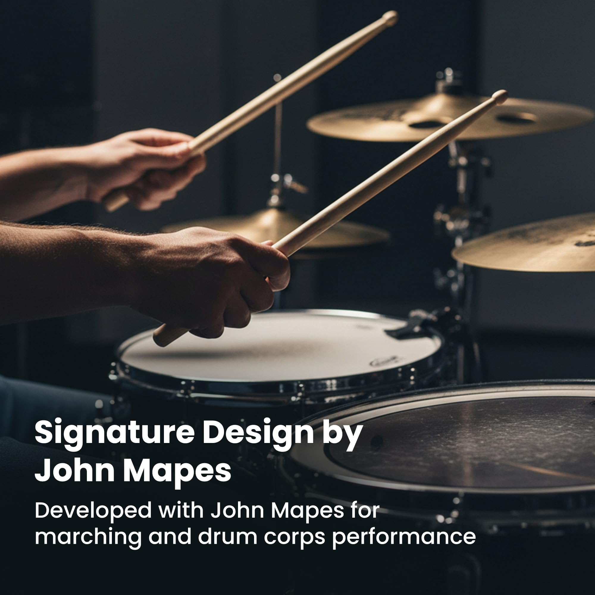 Vic Firth Corpsmaster Signature Snare John Mapes Drumsticks - 12 Pack
