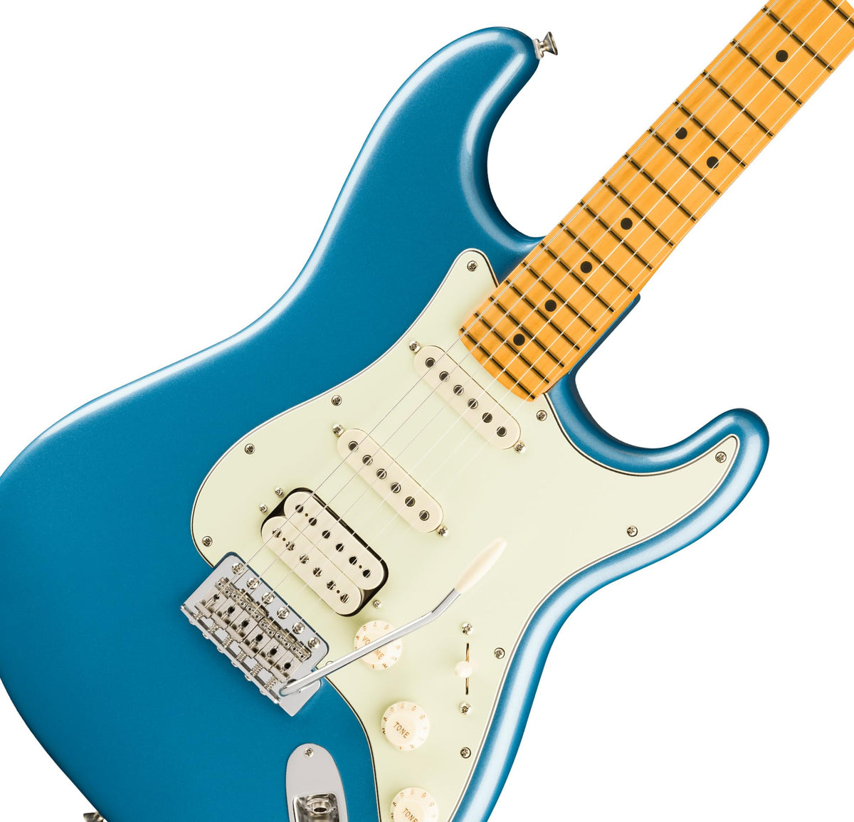 Fender American Professional Classic Stratocaster HSS - Faded Lake Placid Blue w/ Cleaning Kit