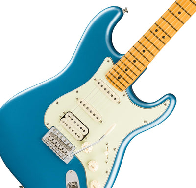 Fender American Professional Classic Stratocaster HSS - Faded Lake Placid Blue w/ Cleaning Kit