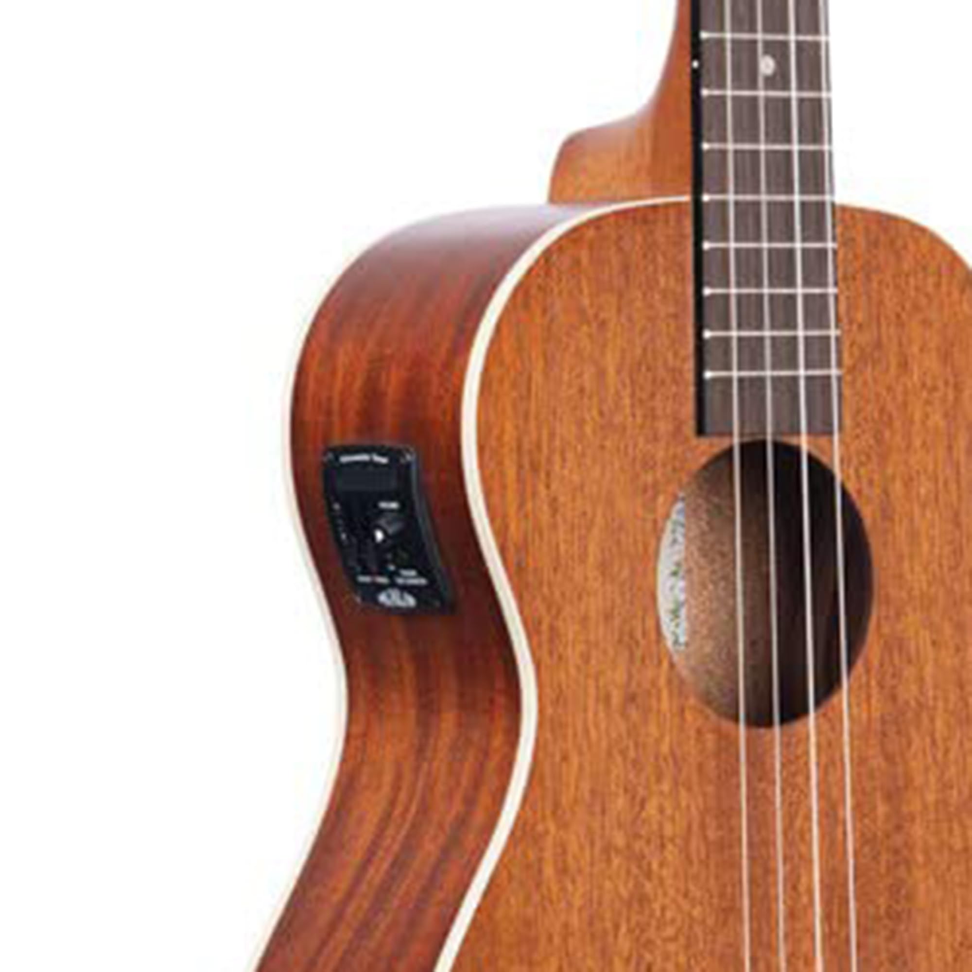Kala KA-BE Satin Mahogany Baritone Acoustic-Electric Ukulele w/ Gig Bag