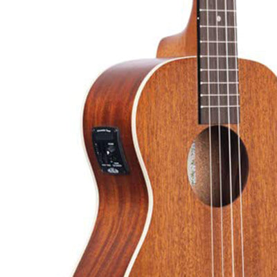 Kala KA-BE Satin Mahogany Baritone Acoustic-Electric Ukulele w/ Gig Bag