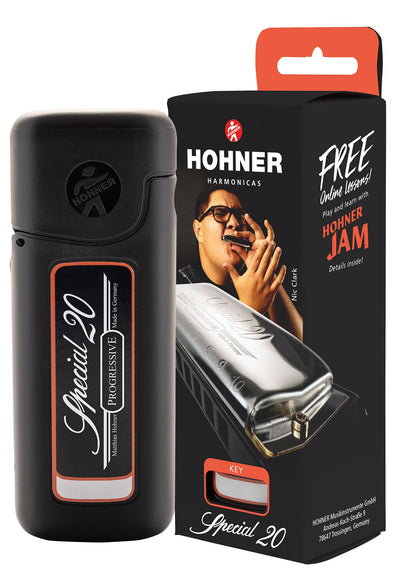 Hohner Special 20 Harmonica - Key of E w/ Instructional Manual