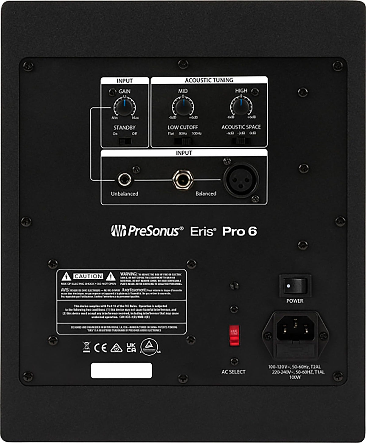 PreSonus Eris Pro 6 Studio Monitor w/ XLR Cable