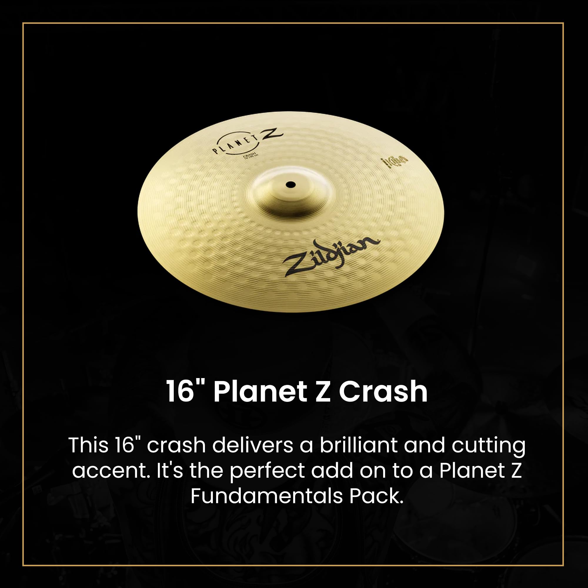 Zildjian ZP4PK Planet Z Complete 14/16/20-Inch Cymbal Pack w/ Cymbal Bag