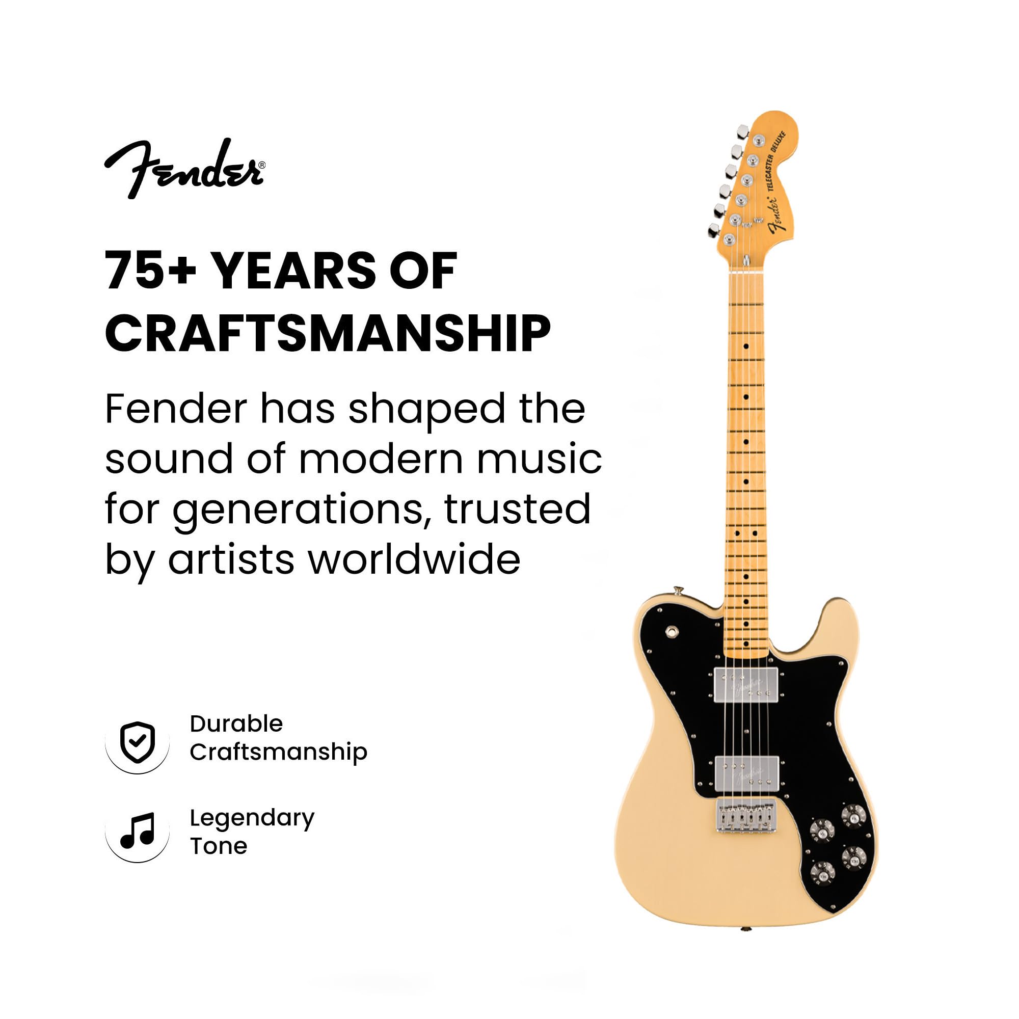 Fender American Vintage II 1975 Telecaster Deluxe - Vintage Blonde
