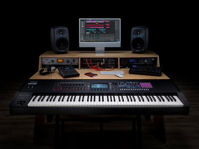 Roland Fantom 8 EX 88-Key Workstation Keyboard Synthesizer w/ Sustain Pedal
