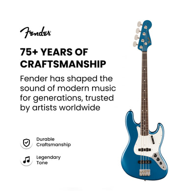 Fender American Vintage II 1966 Jazz Bass - Lake Placid Blue Antigua