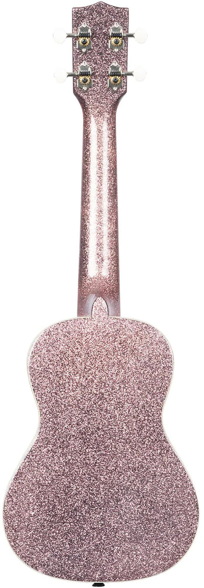 Kala KA-SPRK-PINK Pink Champagne Concert Ukulele w/ Case