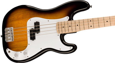 Fender Squier Sonic Precision Bass Guitar - 2 Color Sunburst w/ Rumble 15 Amplifier