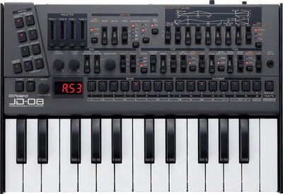 Roland JD-08 Sound Module Programmable Synthesizer w/ MIDI Cable