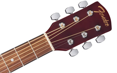 Fender FA Series Dreadnought Acoustic-Electric Guitar - Crimson Red w/ Gig Bag