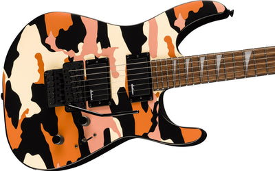 Jackson X Series Soloist SLX DX Electric Guitar - Butterscotch Camo w/ Instrument Cable