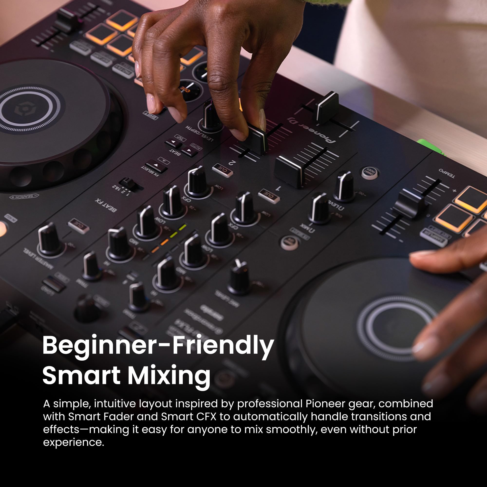Pioneer DJ DDJ-FLX4 2-Channel DJ Controller w/ Case