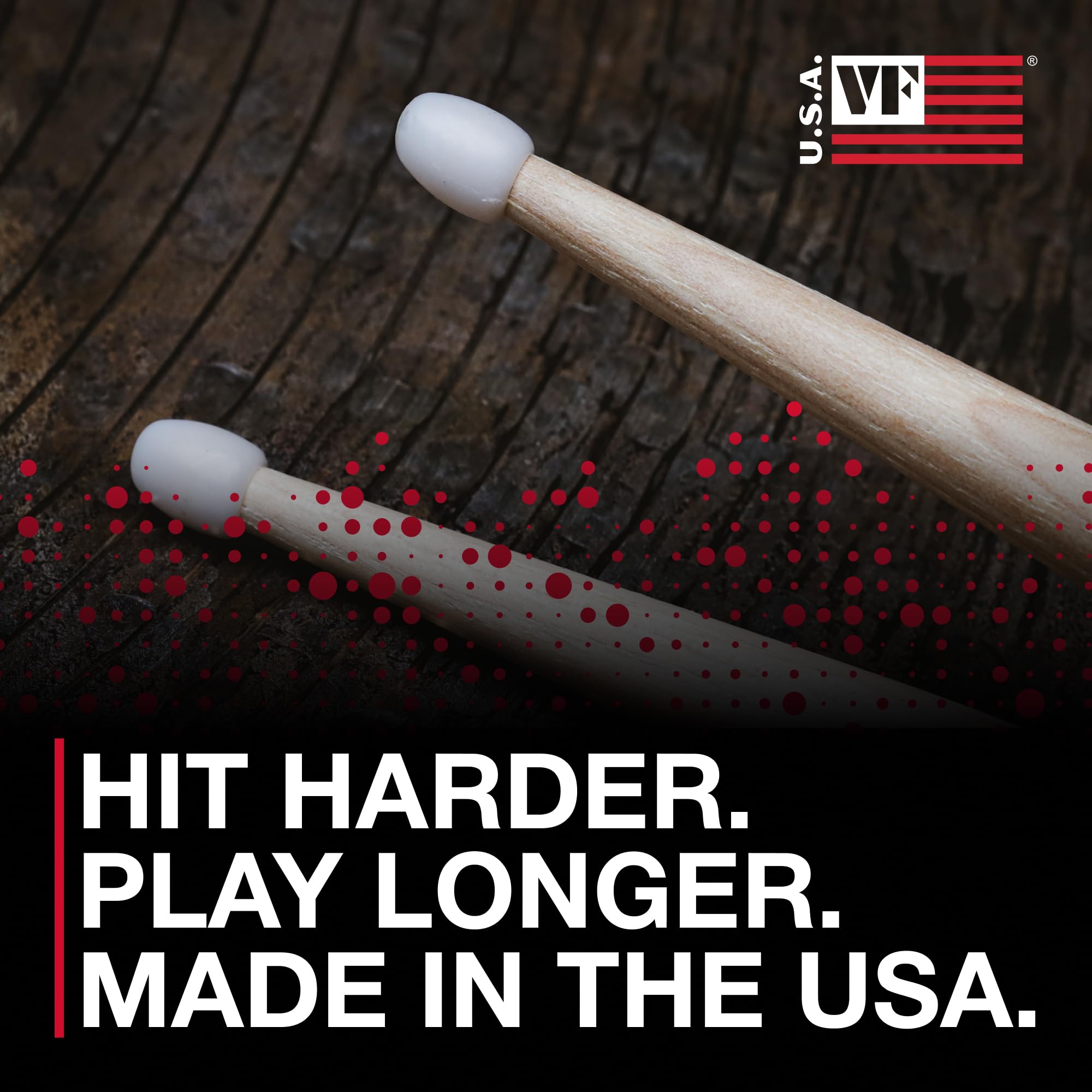 Vic Firth American Classic 5A Nylon Tip Drumsticks