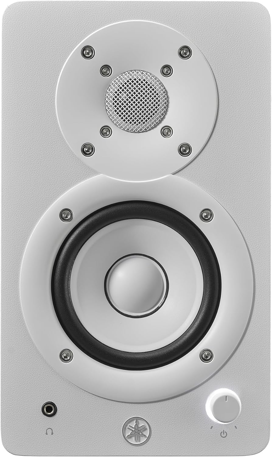 Yamaha HS3 3-Inch Powered Studio Monitor Speaker - White Pair