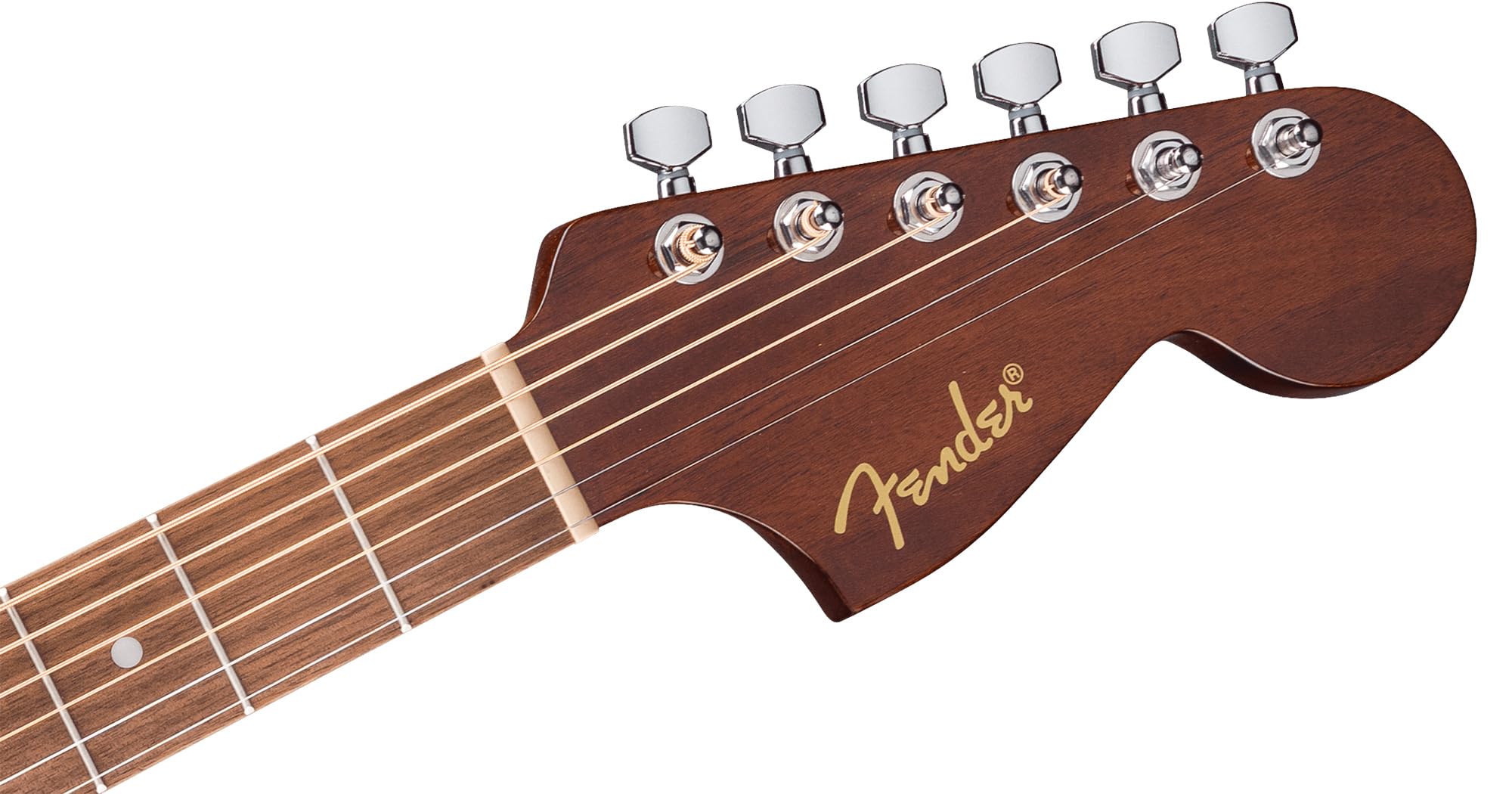 Fender California Standard Monterey E Acoustic-Electric Guitar - Natural Sapele w/ Gig Bag