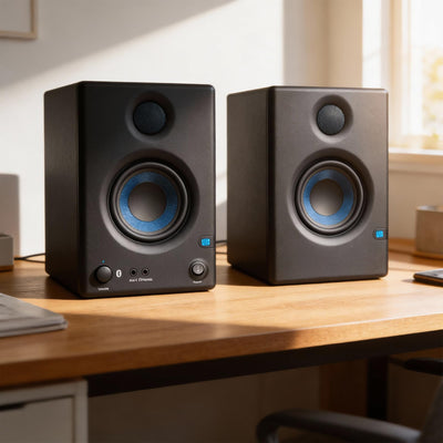PreSonus Eris E3.5 BT Bluetooth Studio Monitor Pair w/ Monitor Stands