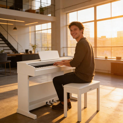Yamaha Arius YDP-105 88-Key Digital Piano - White