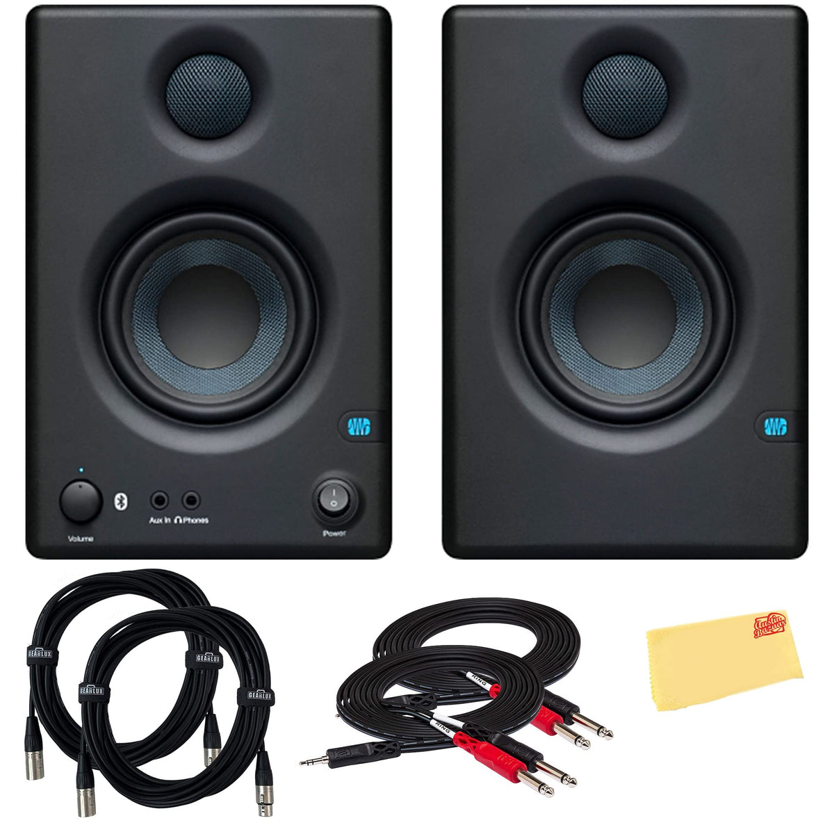 PreSonus Eris E3.5 BT Bluetooth Studio Monitor Pair w/ Cables