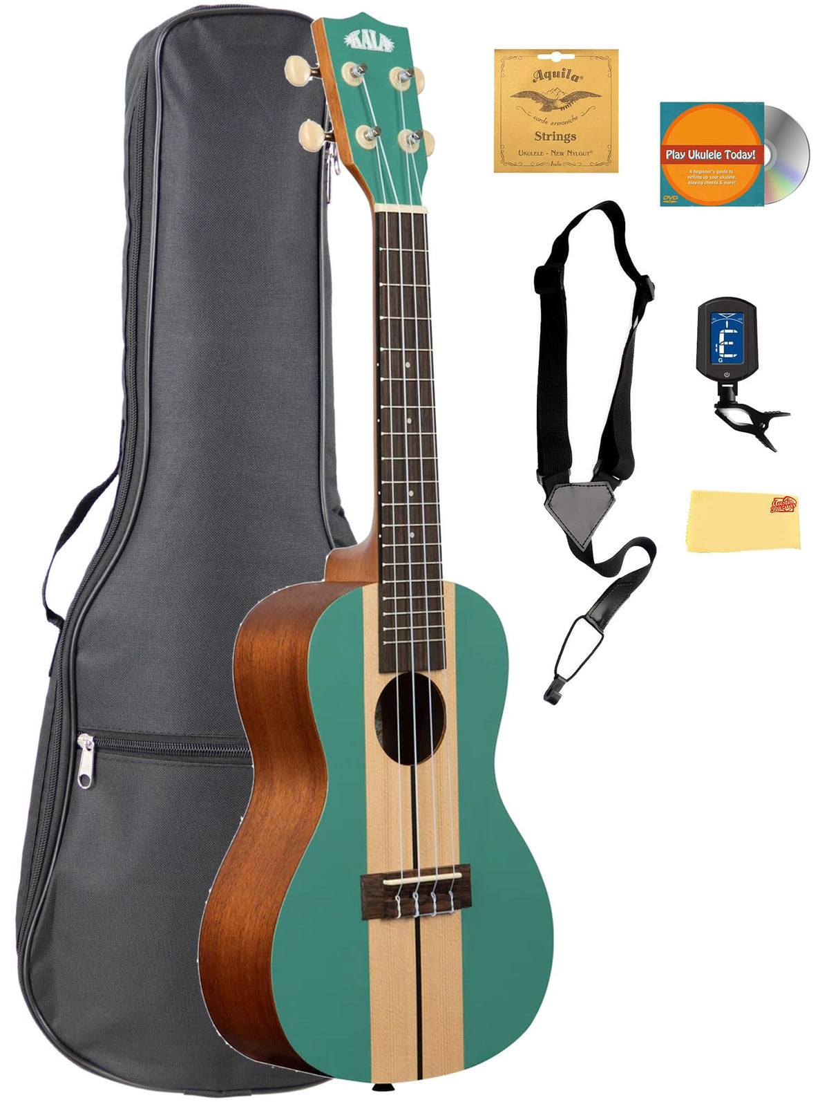 Kala KA-SURF-WIPEOUT Surf Wipeout Concert Ukulele w/ Gig Bag
