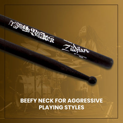 Zildjian ZASTBLK Travis Barker Black Artist Series Drumsticks