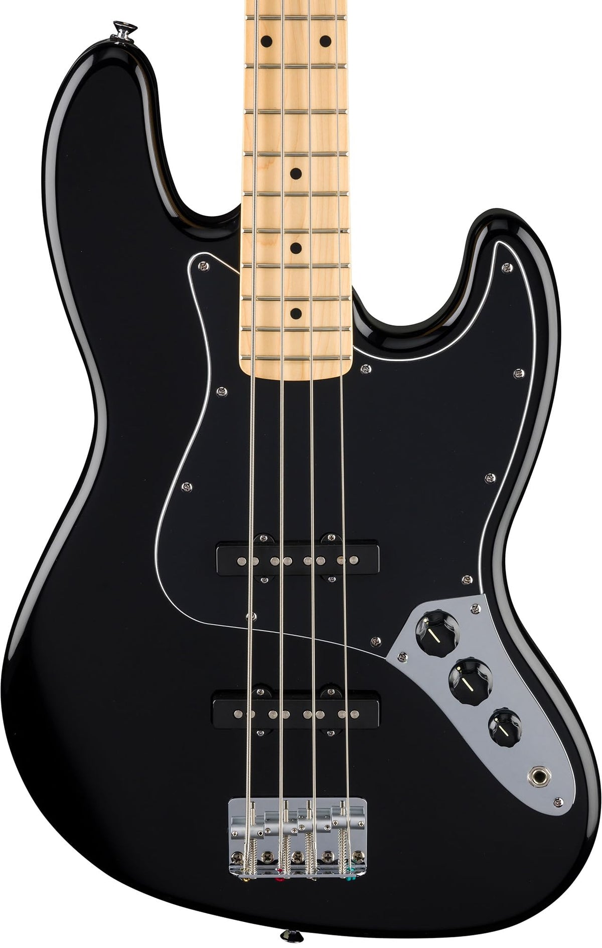 Fender Standard Jazz Bass - Black w/ Guitar Cleaning Kit