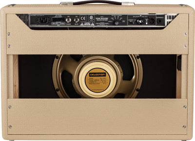 Fender Tone Master Deluxe Reverb 1x12-Inch Guitar Combo Amplifier - Blonde w/ Amperstand Guitar Cradle