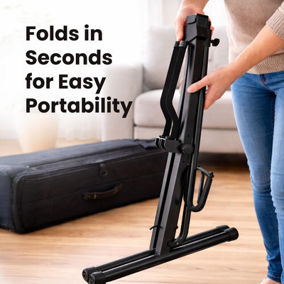 Gearlux Adjustable Foldable Cello Stand with Hook for Bow
