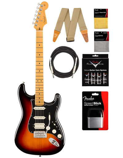 Fender American Professional Classic Stratocaster HSS - 3-Color Sunburst w/ Cleaning Kit