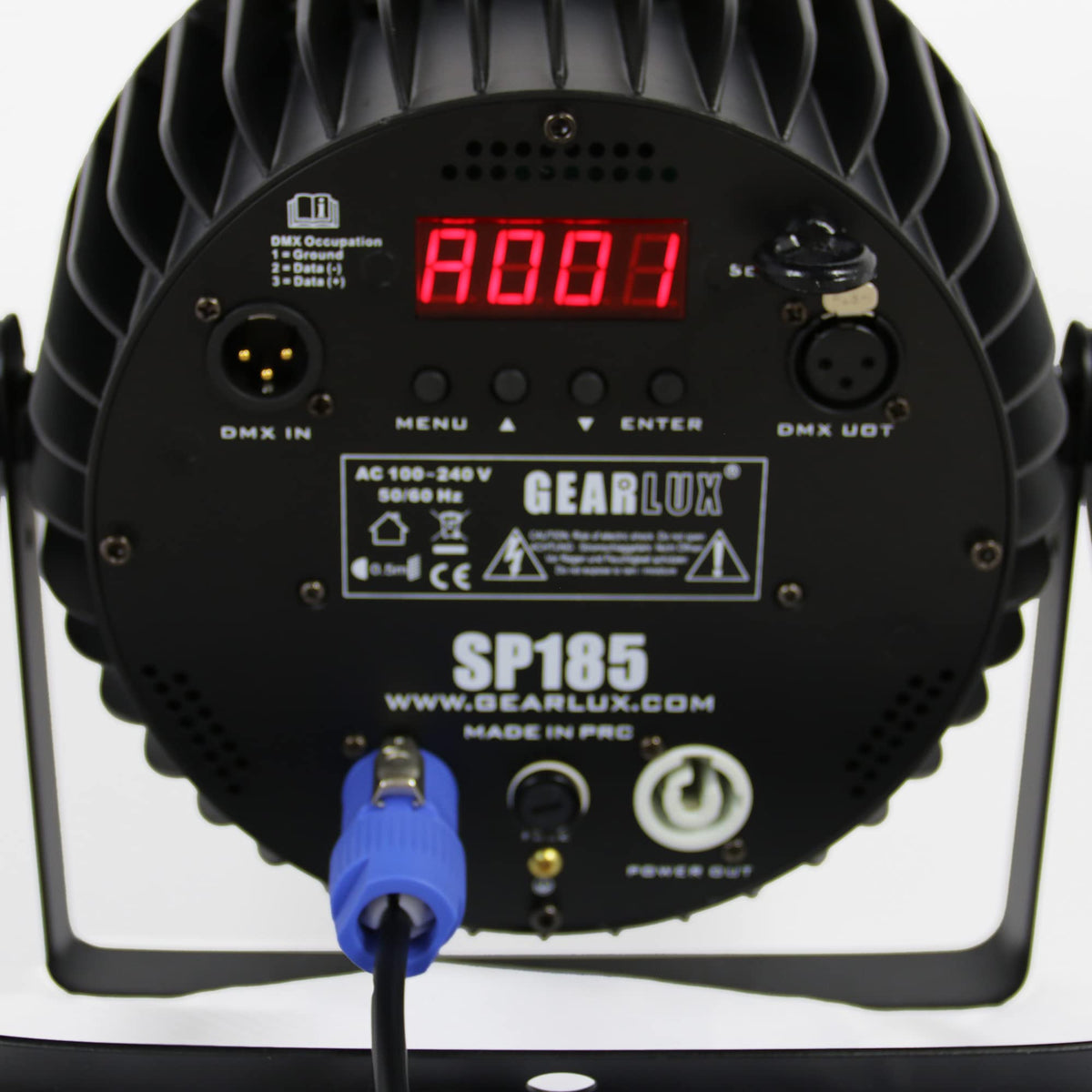 Gearlux SP185 18-LED 12-Watt RGBW+UV Five-in-One LED PAR Stage Light