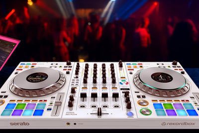 Pioneer DJ DDJ-FLX10 4-Channel Professional DJ Controller - White w/ Carrying Case
