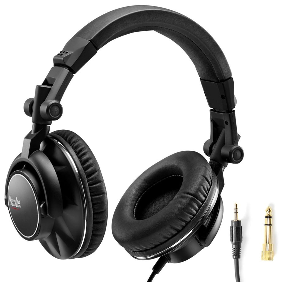 Hercules HDP DJ60 Closed-Back DJ Headphones w/ Case