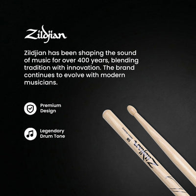 Zildjian 5B Drumsticks - 12 Pack