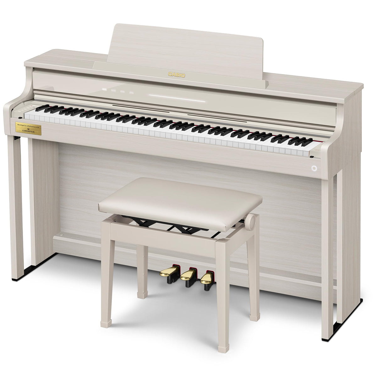Casio AP-750 Celviano 88-Key Digital Piano - Gray Beige w/ Adjustable Stand