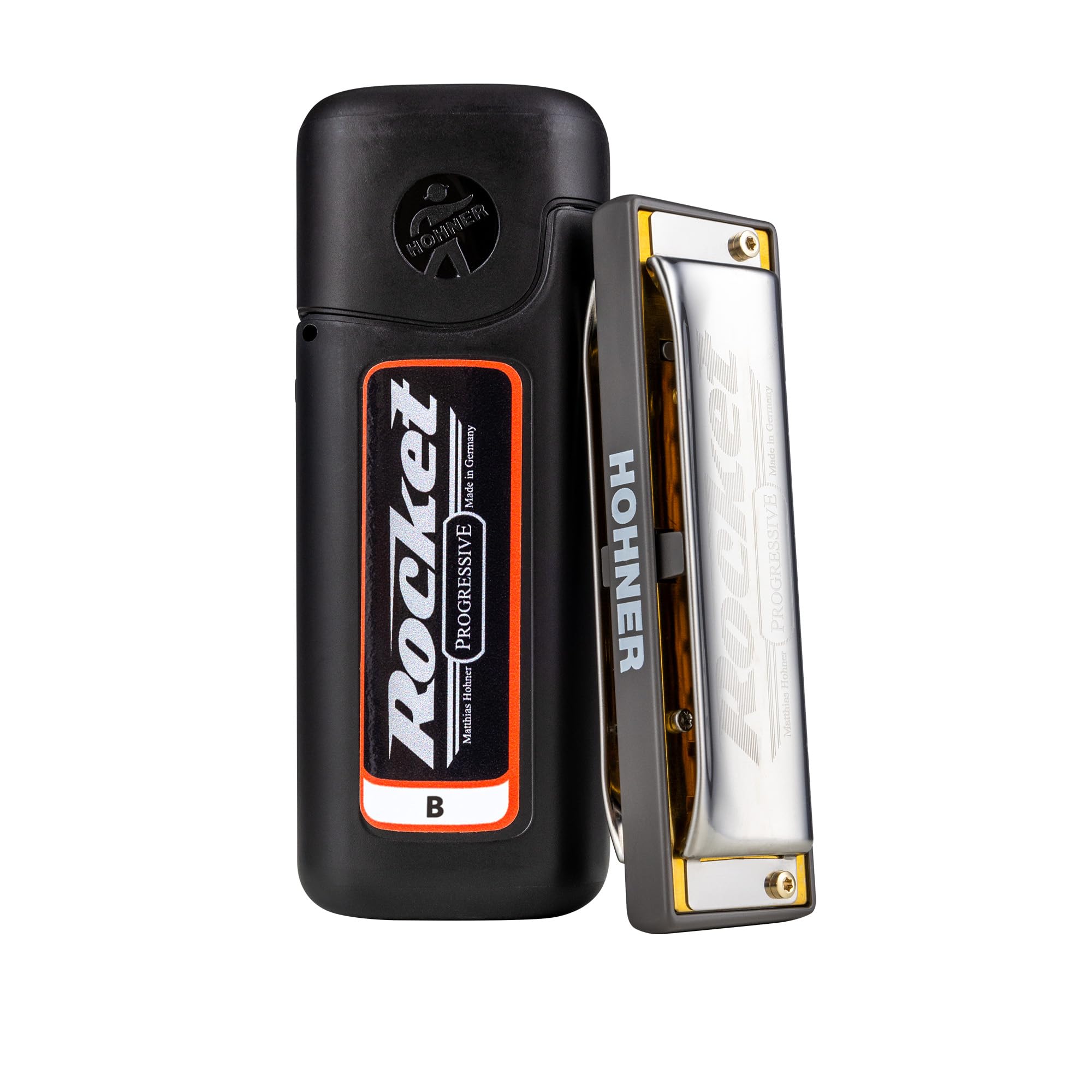 Hohner Progressive Rocket Harmonica - Key of B Major w/ Case