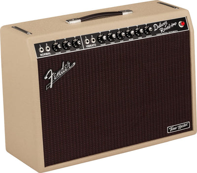 Fender Tone Master Deluxe Reverb 1x12-Inch Guitar Combo Amplifier - Blonde w/ Amperstand Guitar Cradle