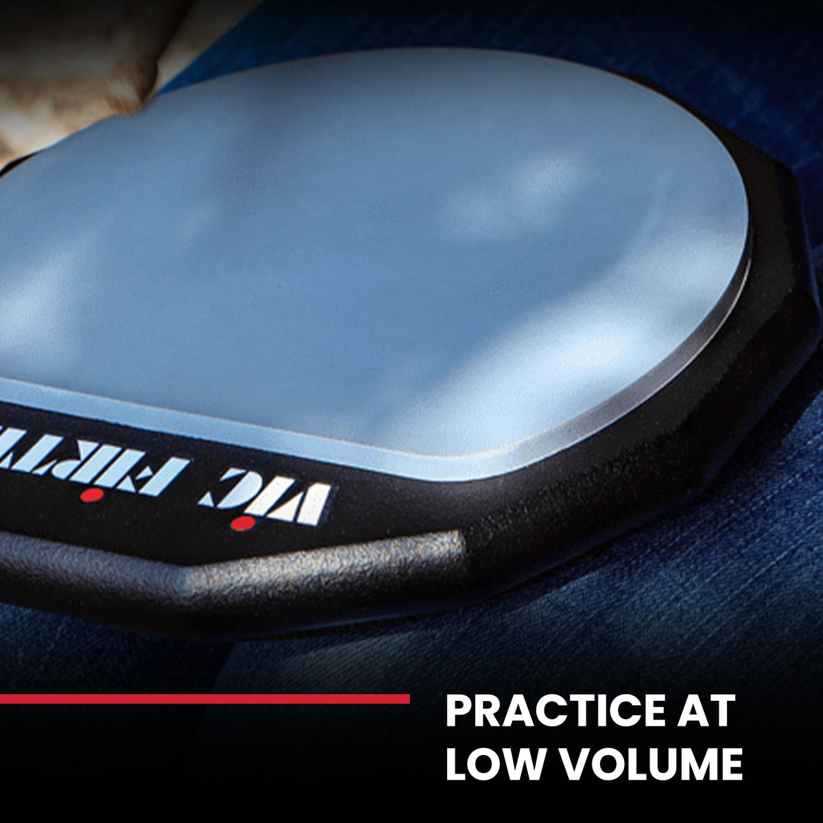 Vic Firth PAD6D 6" Double-Sided Practice Pad w/ Drumstick Bag