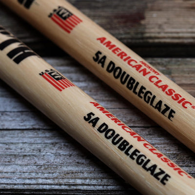 Vic Firth American Classic 5A Double Glaze Drumsticks - 6 Pack