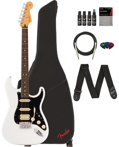 Fender Player II Stratocaster HSS - Polar White w/ Cleaning Kit